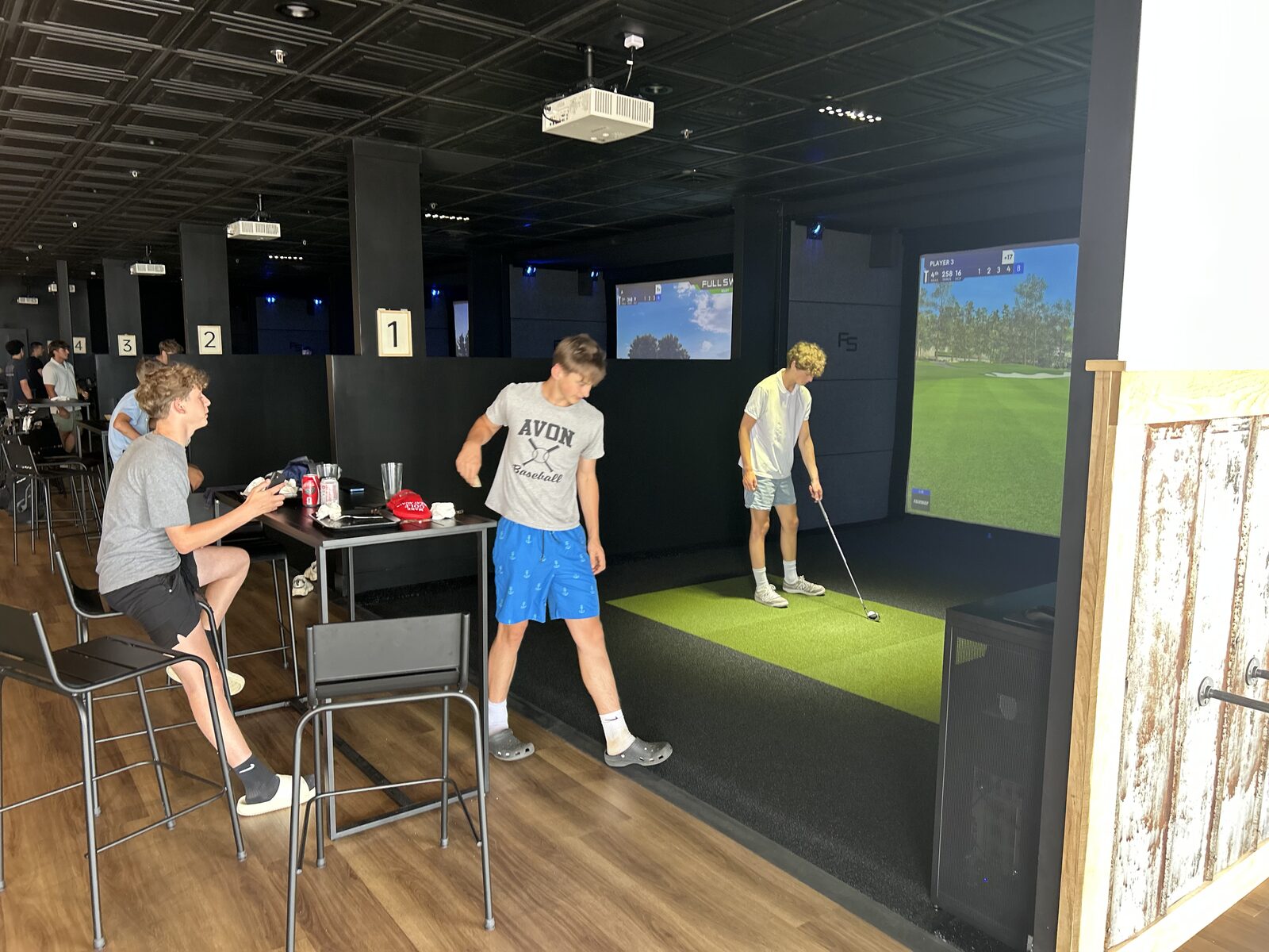 Group event at Way Right Golf in Geneseo, NY